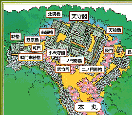 松山城案内図
